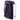 Mochila Babolat RH Perf en color blanco, negro, rosa y naranja, vista diagonal desde atrás, mostrando el diseño vibrante con correas ajustables y el logo de la marca, ideal para jugadores de tenis que buscan funcionalidad y estilo llamativo.