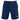 Pantalón corto azul marino de Tecnifibre visto desde la parte delantera, con detalles modernos y logotipo en la parte frontal.